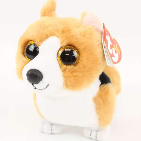 Ty Beanie Baby Colin Corgi Plush 6 in Velvety Stuffed Animal Retired