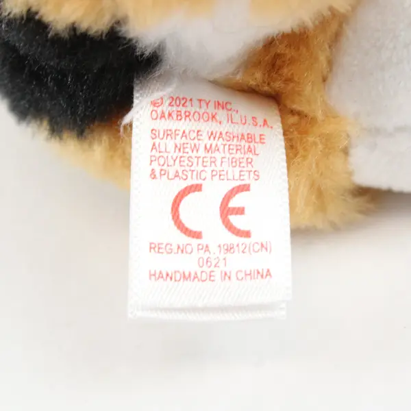 Ty Beanie Baby Colin Corgi Plush 6 in Velvety Stuffed Animal Retired