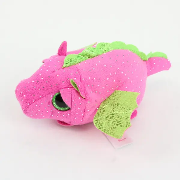 Ty Teeny Tys Darby the Pink Dragon Mini Plush 2017 Glitter