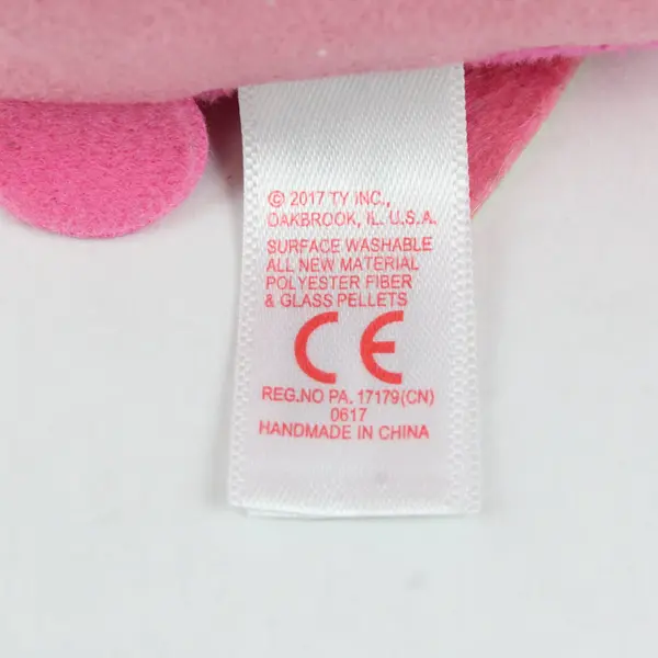 Ty Teeny Tys Darby the Pink Dragon Mini Plush 2017 Glitter