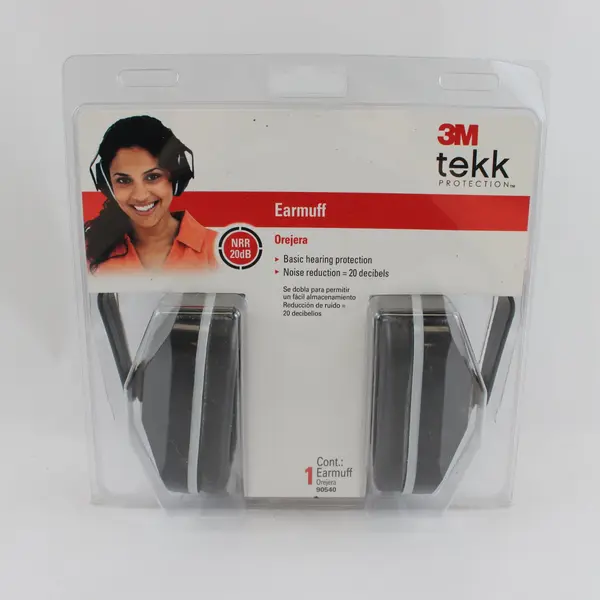3M Tekk Protection Earmuff Hearing Protector New Model 1000