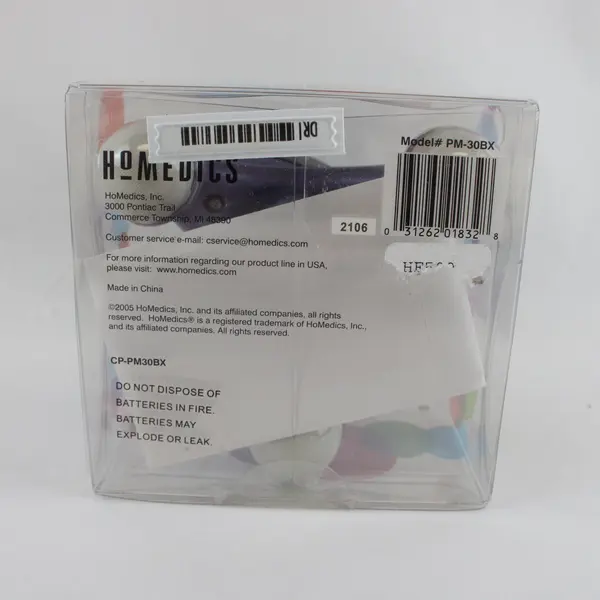 HoMedics Mini Massage-on-the-Go Portable Massager Purple Silver