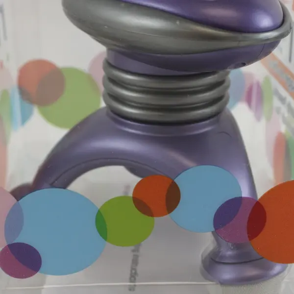 HoMedics Mini Massage-on-the-Go Portable Massager Purple Silver