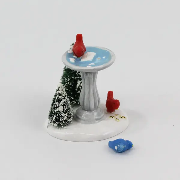 1994 Dept 56 Snow Village Feeding The Birds 54739