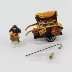 Dept 56 Dickens Village Chelsea Market Fruit Monger 58130 Porcelain