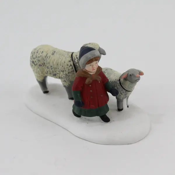 1993 Dept. 56 Dickens Village Bringing Fleeces to the Mill 58190