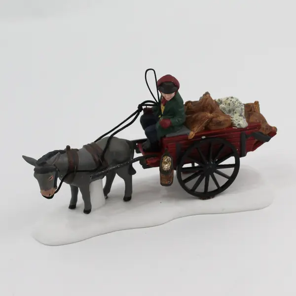 1993 Dept. 56 Dickens Village Bringing Fleeces to the Mill 58190