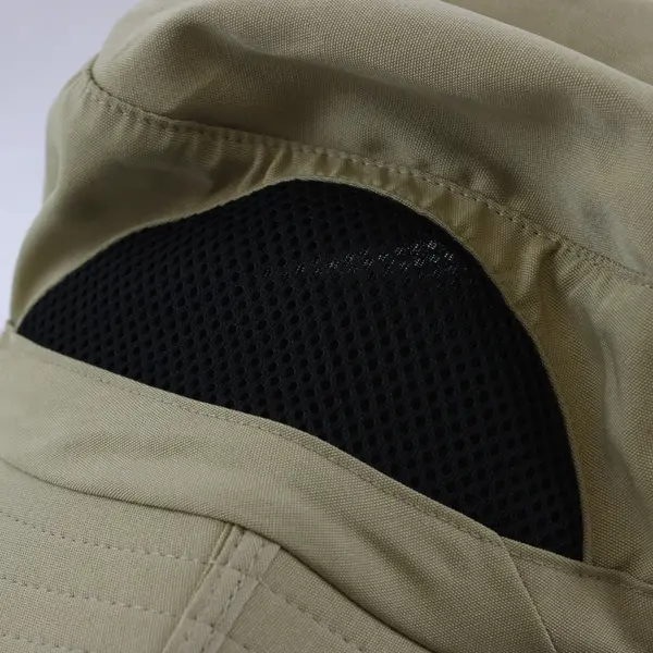 EINSKEY Wide Brim Sun Hat UPF 50 UV Protection Beige Chin Strap