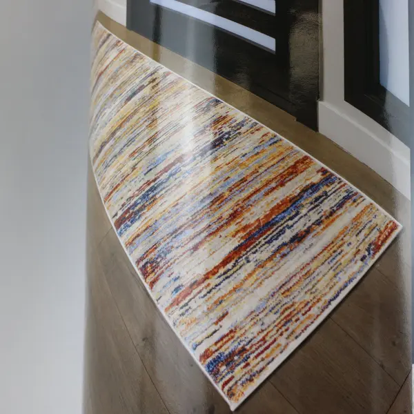 Gertmenian Henley Ultra Soft Multi-Color Striped Runner Rug 26x96