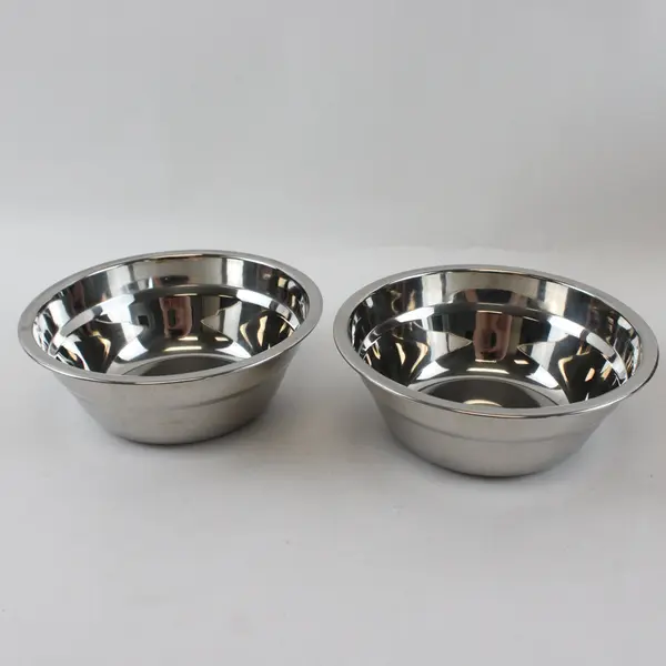 Brown Wooden Elevated Dog Food & Water Bowl Stand Raised Feeder