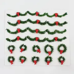 Dept 56  Wreath and Garland 14 Piece Accessory Set 