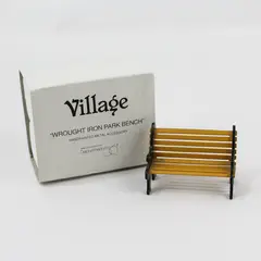 1993 Dept 56 Wrought iron Park Bench Village Accessory 52302