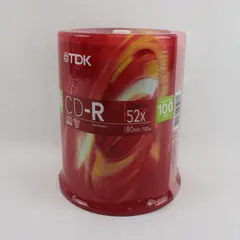 TDK CD-R 100 Pack Spindle 52x 700MB 80 Min Blank Recordable Discs New