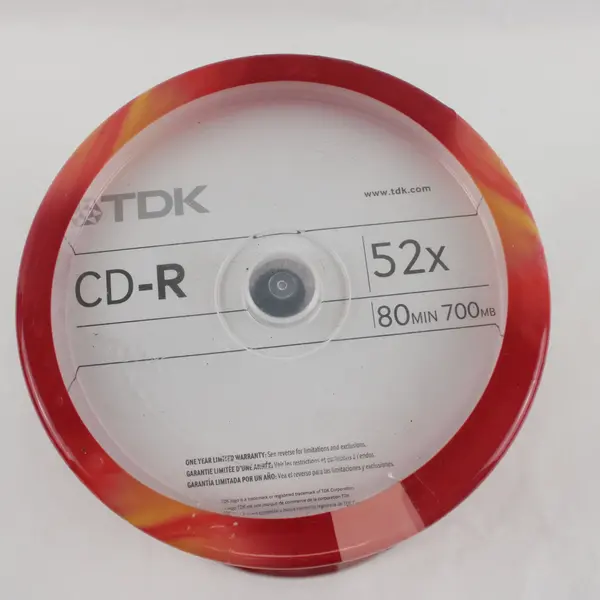 TDK CD-R 100 Pack Spindle 52x 700MB 80 Min Blank Recordable Discs New