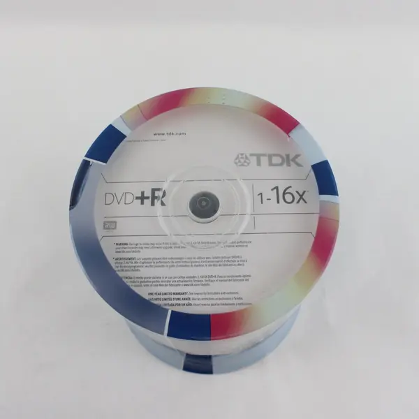 TDK DVD+R Blank Media Discs 100 Pack 4.7GB 16x Printable White Spindle