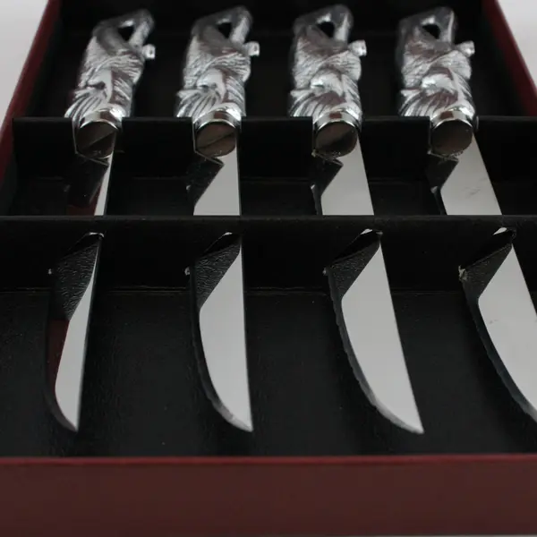 Arthur Court Elephant 4-Piece Stainless Steel Utility Knife Set