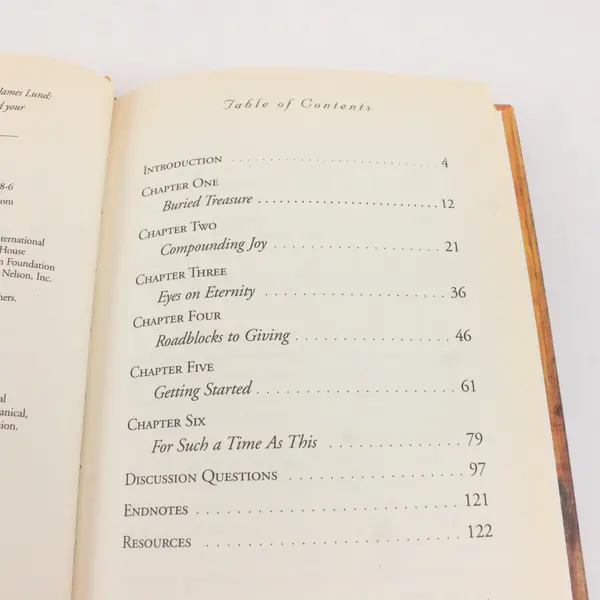 Treasure Principle Randy Alcorn Hardcover Secret of Joyful Giving