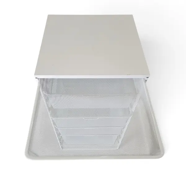 Elfa Ten Runner 201017 5 Drawer White Metal Wire Storage Rack - Local Pickup