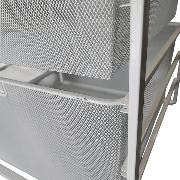 Elfa Ten Runner 201017 5 Drawer White Metal Wire Storage Rack - Local Pickup