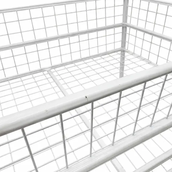 5 Basket Wire Mesh Pull-Out Storage Rack Organizer Metal - Local Pickup Only
