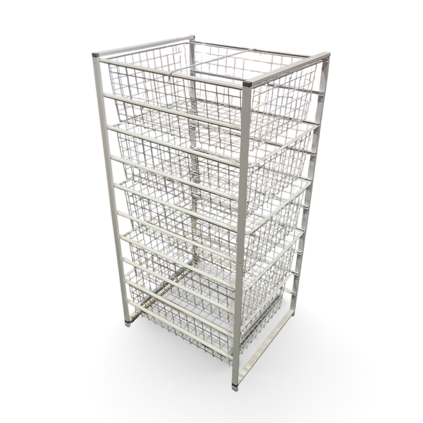 5 Basket Wire Mesh Pull-Out Storage Rack Organizer Metal Shelf - Local Pickup