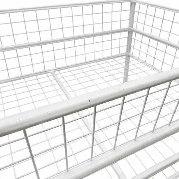 5 Basket Wire Mesh Pull-Out Storage Rack Organizer Metal Shelf - Local Pickup