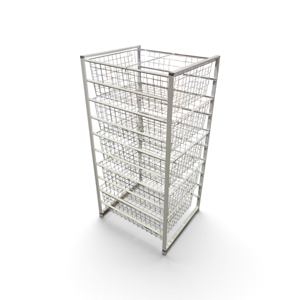 5 Basket Wire Mesh Pull-Out Storage Rack Organizer Metal Shelf - Local Pickup