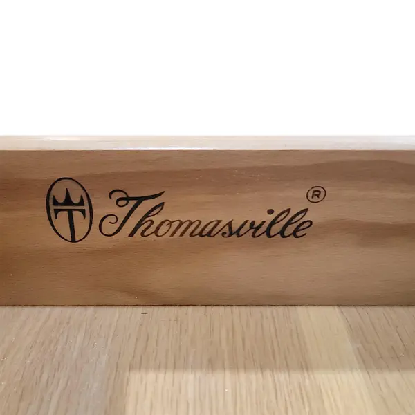 Thomasville White Gold Console Sofa Entryway Table Drawer - Freight/Local Pickup