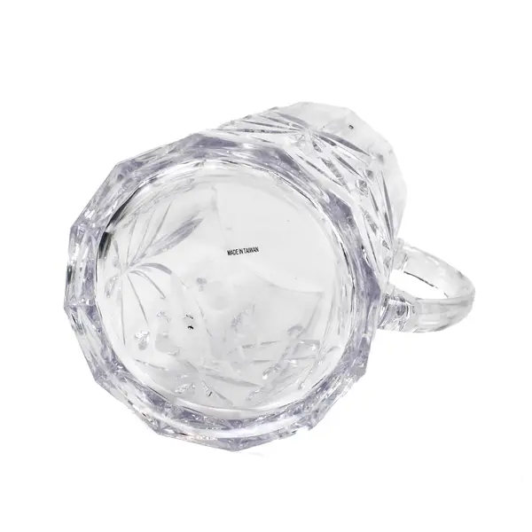 Royal Carved Acrylic Pitcher Decorative Serving Jug Collectible