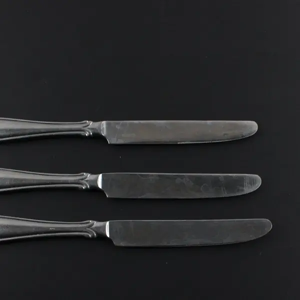 Lot of 3 Wallace Silver Summerset Pattern 18/8 Stainless Dinner Knives 9.5"