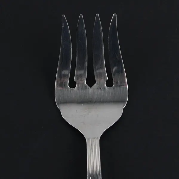 Pottery Barn PBN1 Pattern Solid Cold Meat Serving Fork 18/8 SS 8.75"