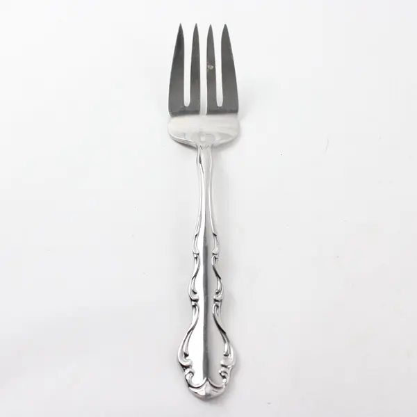 Reed & Barton Regency Stainless Steel Serving Fork 9 Inch