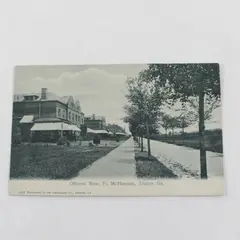 1905 Officers' Row Ft McPherson Atlanta Georgia Litho Postcard Orr Stationery Co