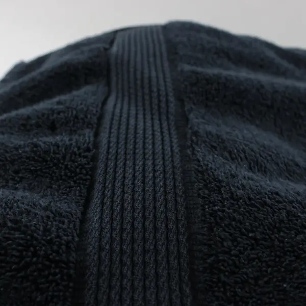Lexington Black Cotton Bath Towels Lot of 4 Mixed Sizes Medium Large
