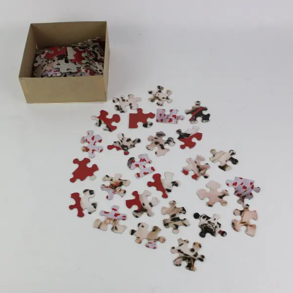 MB Puzzle Junior 100 Piece Dalmatian Puppies Jigsaw Puzzle Complete