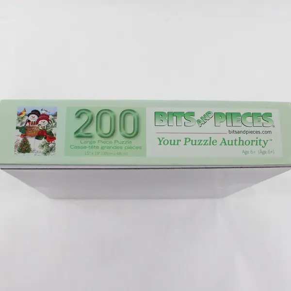Bits and Pieces Snow Couple Feeding Birds 200 Pc Jigsaw William Vanderdasson