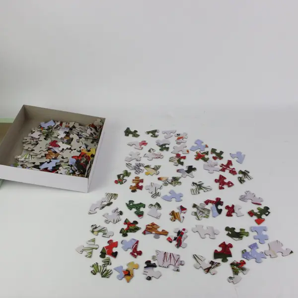 Bits and Pieces Snow Couple Feeding Birds 200 Pc Jigsaw William Vanderdasson