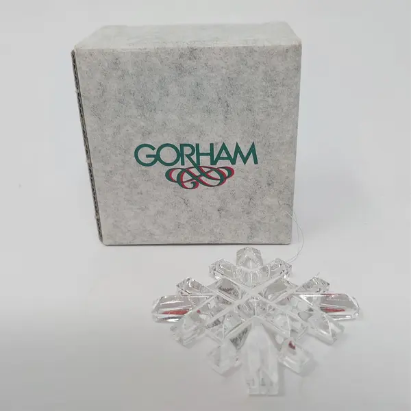 Gorham Christmas Treasures Holiday Snowflake C543 Ornament