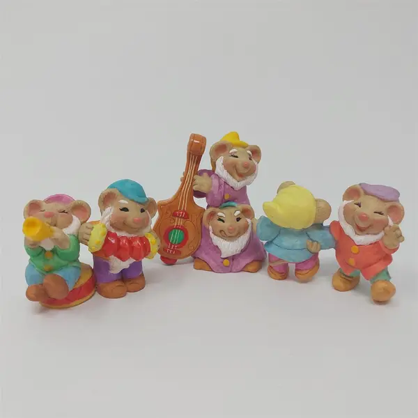 Hallmark Merry Miniatures Six Merry Dwarfs Story Time 1997 Joanne Eschrich