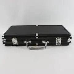 Portable Poker Chips Set 300-Count Aluminum Carry Case 2-6 Players