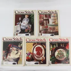 Lot of 5 Vintage 1991 Cross Stitch & Country Crafts Magazines