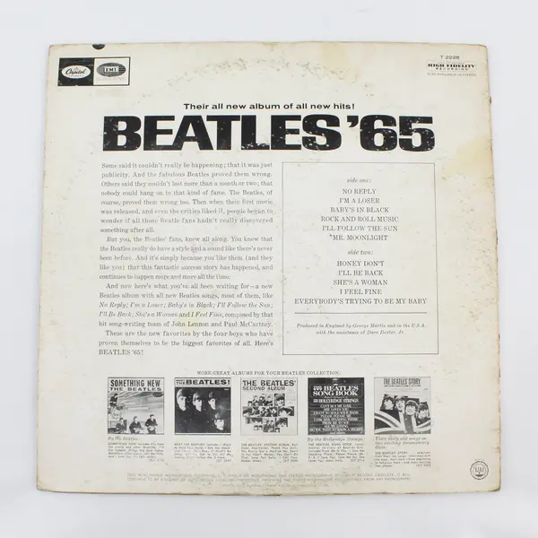 The Beatles - Beatles '65 12" Vinyl LP