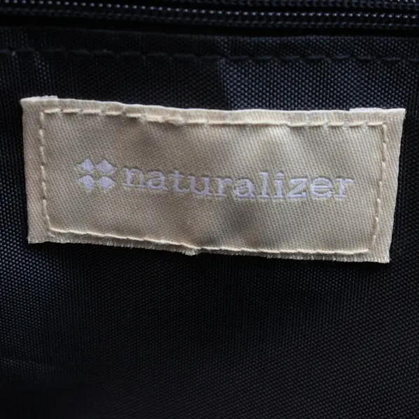Naturalizer Black and Tan Polka Dot Tote Bag Purse 15"