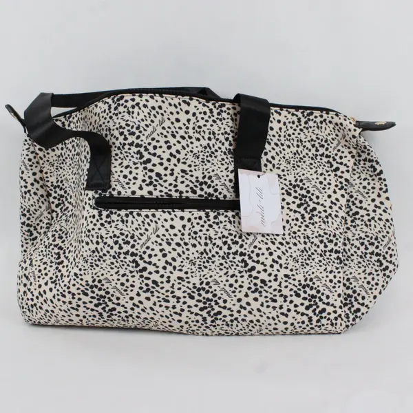 Mali + Lili Cheetah Print Travel Overnight Weekender Bag Purse