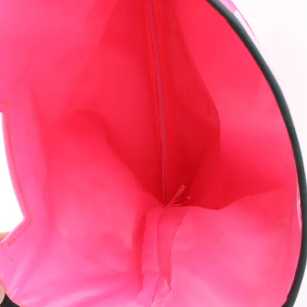 Clinique Single Pocket Hot Pink Handbag Purse 17"