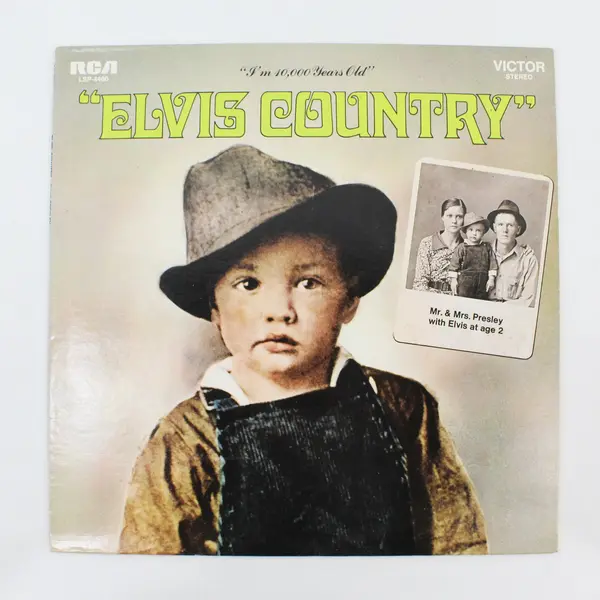 Elvis Presley Elvis Country (I'm 10,000 Years Old) 12" Vinyl LP