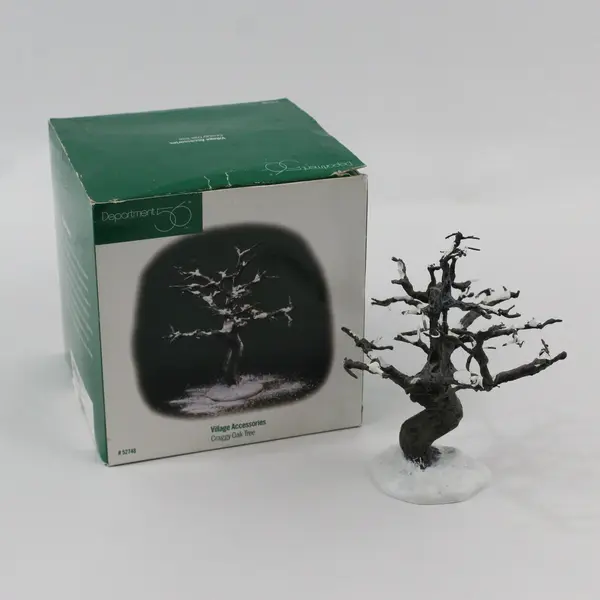 1998 Dept 56 Village Accessory Craggy Oak Tree 52748