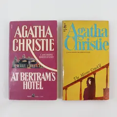 Lot of 2 Agatha Christie Jane Marple PB At Bertram's Hotel & Mirror Crack'd