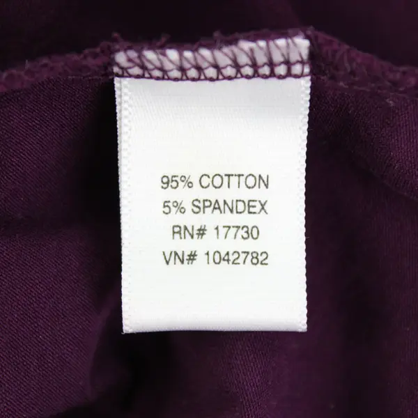 Mossimo Solid Purple Long Sleeve Shirt 95% Cotton/ 5% Spandex Womens Size L