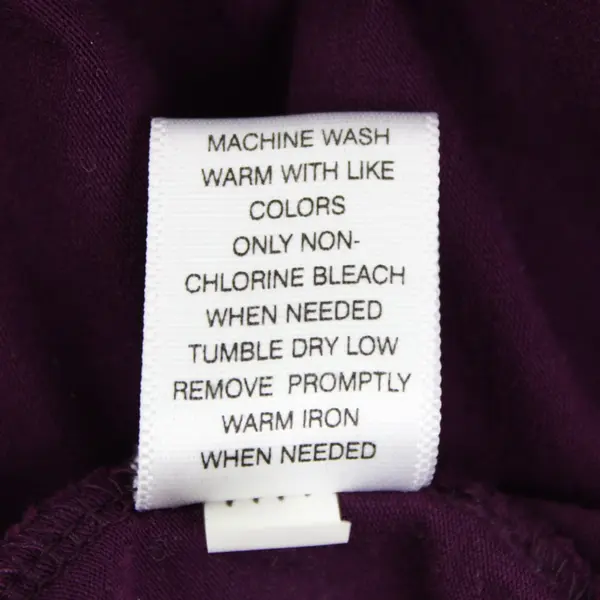 Mossimo Solid Purple Long Sleeve Shirt 95% Cotton/ 5% Spandex Womens Size L